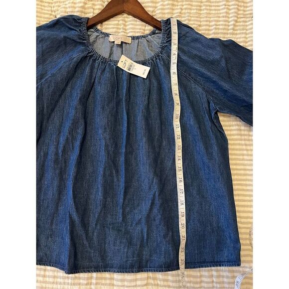 LOFT DENIM TOP - Picture 9 of 11